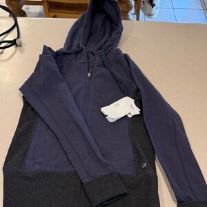 GAP Dark Blue and Charcoal Hoodie